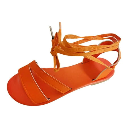 

Fpqtro 2023 Summer Women s Sandals Women Ladies Fashion Lace Up Sandals Comfortable Round Toe Causal Sandals Shoes