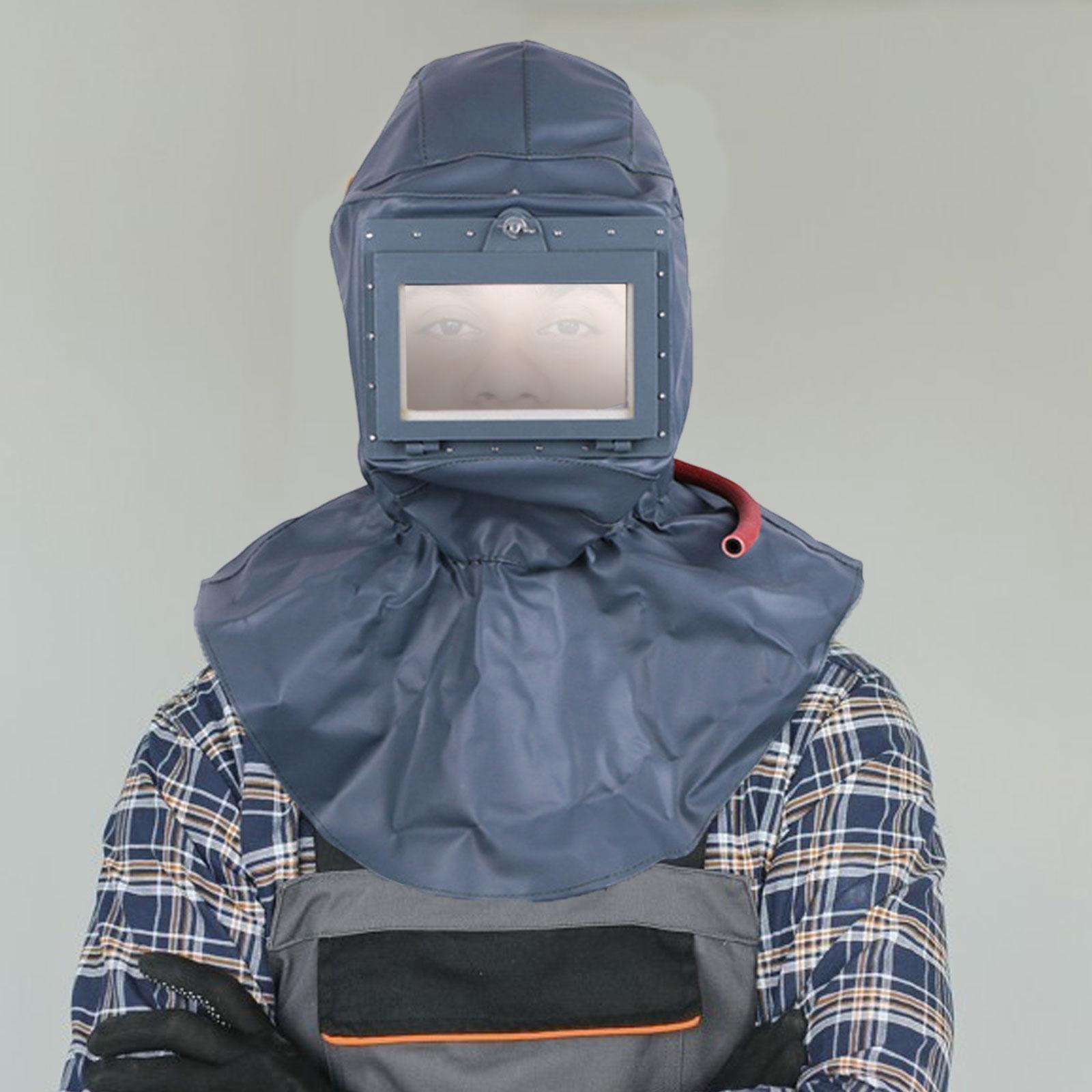 MAGIDEAL Sandblasting Helmets Lenses Face Protector Helmet Accs Breathable Shawl Designed