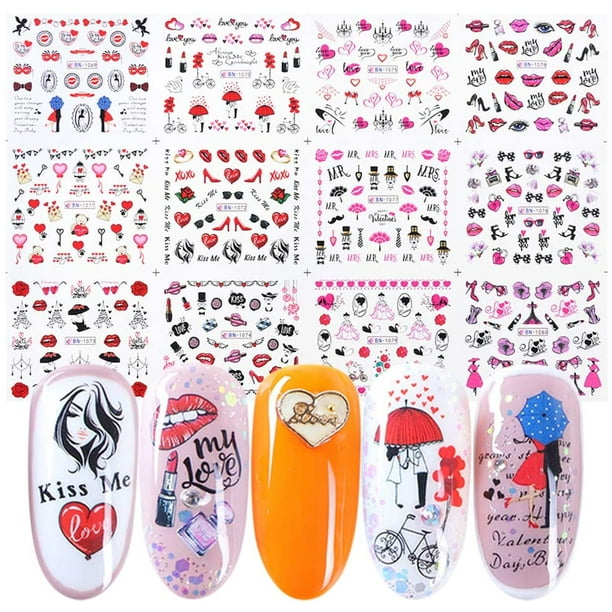 Kiss nail 2024 design stickers