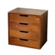 thumbnail image 1 of Organizador de escritorio de madera con cajones extraíbles para sala de estar, mesa y dormitorio. 25x175x25 cm, 1 of 9