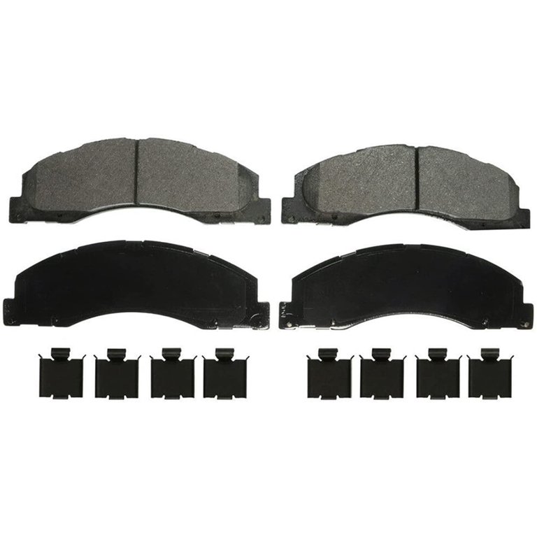 Detroit Axle - Brake Pads for Ford E-150 E-250 E-350 E-450 Super Duty Front  and Rear Ceramic Brake Pads w/Hardware Replacement