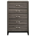 thumbnail image 3 of Watson 5-drawer Bedroom Chest Grey Oak, 3 of 12