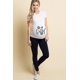 thumbnail image 1 of Verano Mujer O-cuello Embarazo T-shirtsS X, 1 of 4