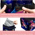 thumbnail image 4 of Starry Sky Frog Foldable, with Lid, Leak-Proof, Hanging Storage Bag Car Trash Can Garbage Bin, 4 of 6