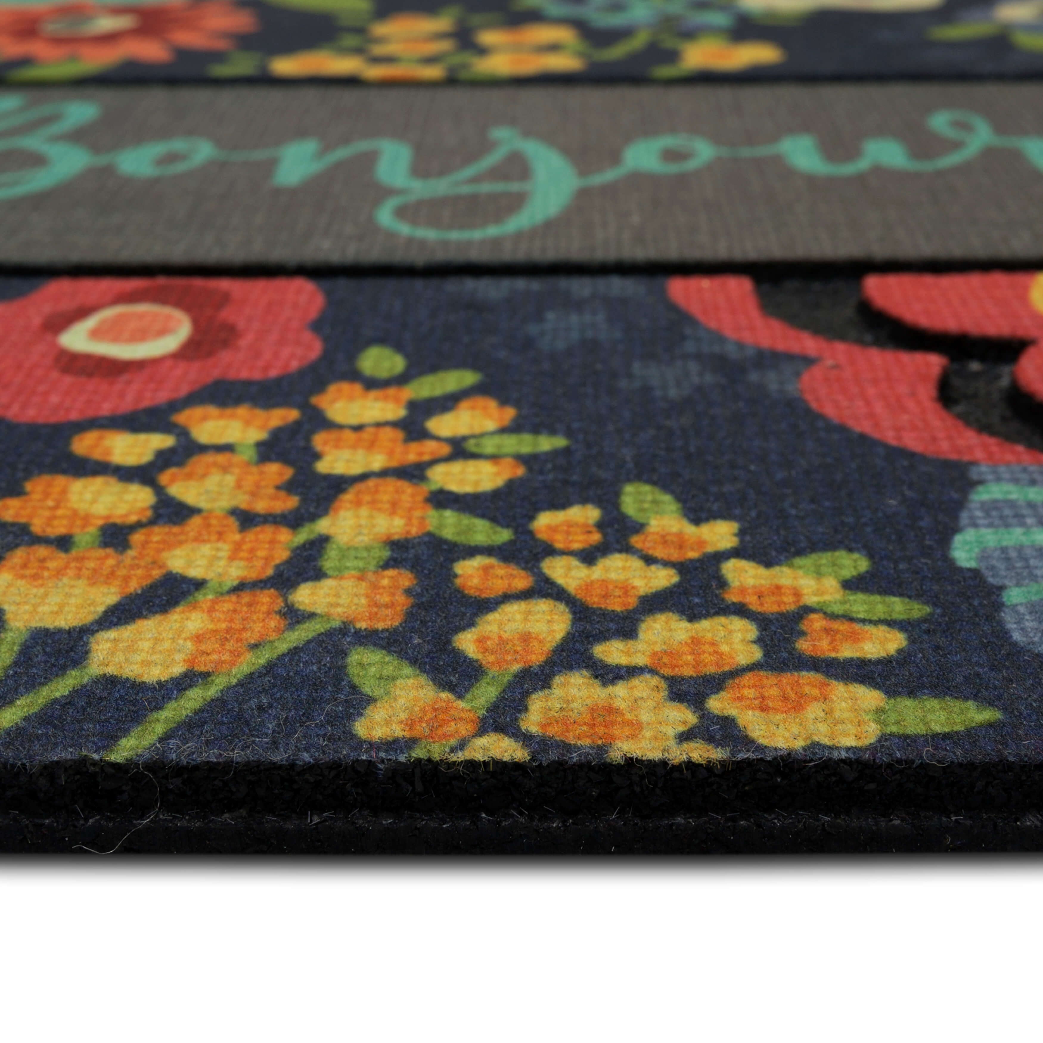 Mohawk Home Bonjour Garden Outdoor Polyester Door Mat, Multi, 1' 6" X 2' 6"