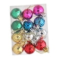 thumbnail image 4 of 12 piezas de adornos de bolas de Navidad Macarena colgantes para árbol de Navidad decoración navideña, 4 of 8