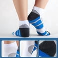 thumbnail image 4 of Weavra 5 Pc Men’s Ankle Athletic Running Socks, Cushioned Low Cut Sports Socks, Breathable Moisture Wicking Performance Socks, 4 of 5