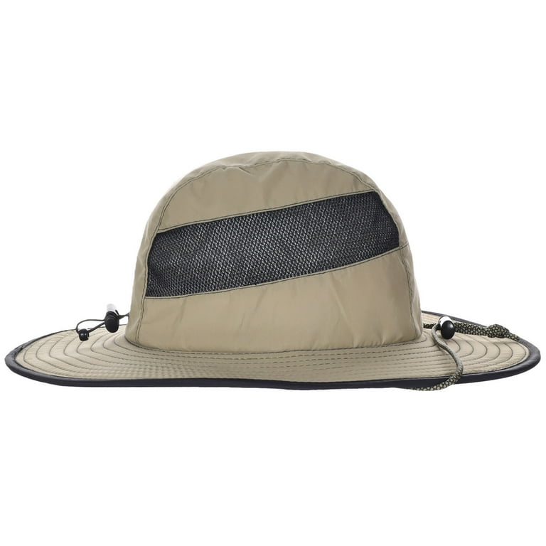Panama Jack Men's Sun Hat - Nylon Boonie Bucket, Packable, 3 1/4