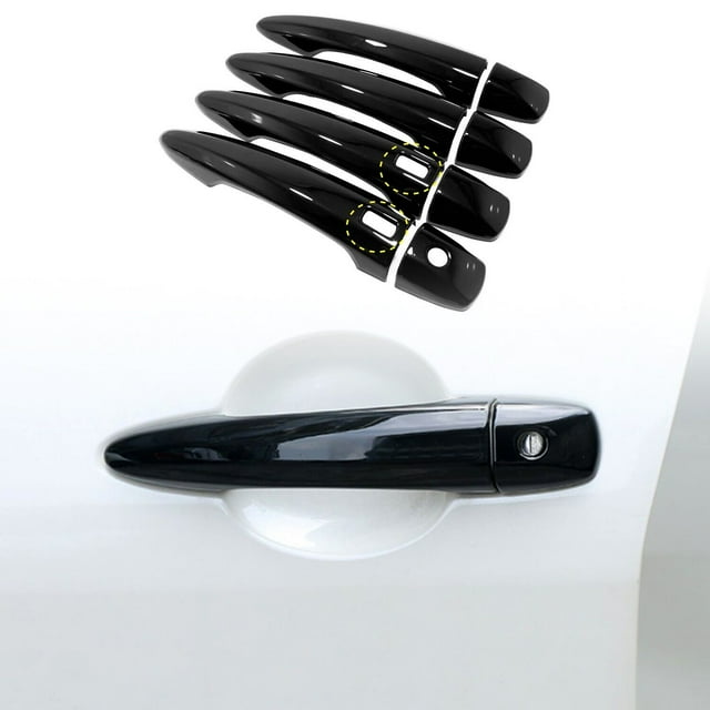 Pour Nissan Pathfinder 2022 - 2025 Poignée de Porte Housse de Protection 8 Pcs avec Trou de Serrure Intelligent