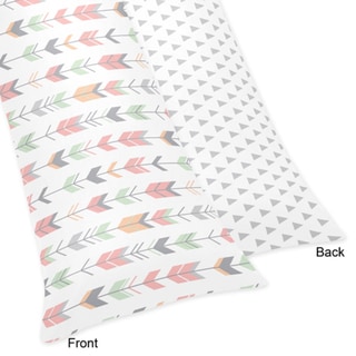 sweet jojo designs mod arrow collection coral and mint