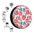 thumbnail image 3 of Bingfone Rose Flowers Spare Tire Cover Weatherproof Universal Wheel Protectors for RV Camper Travel Trailer SUV Truck-15 inch, 3 of 8