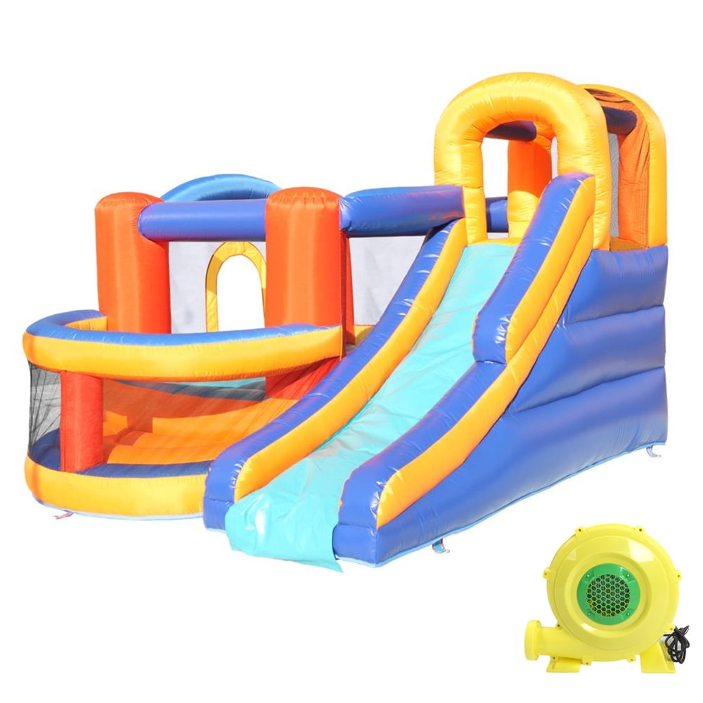 Ktaxon Inflatable Bouncer House Castle Ball Pit Jumper Play Slide with