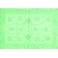 thumbnail image 1 of Ahgly Company Indoor Rectangle Oriental Emerald Green Traditional Area Rugs, 4' x 6', 1 of 4
