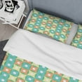 thumbnail image 4 of Designart 'Abstract Design Retro Pattern I' Mid-Century Modern Duvet Cover Set, 4 of 4