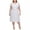 white, variant on Tommy Hilfiger Womens Lace Trapeze Fit & Flare Dress, White, Plus Size, 18W
