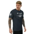 thumbnail image 4 of F-47 Fitted T-shirt (Midnight Navy, XL), 4 of 4