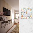 thumbnail image 5 of Yayeee Rocker Switch Wall Plate 1-Gang 4.6"x2.9" Home Decorative Outlet Cover, Floral Easter Eggs, 5 of 6