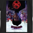 thumbnail image 2 of Girl's Spider-Man: Across the Spider-Verse Miles Morales Movie Poster Graphic Tee Black Small, 2 of 4
