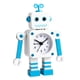 thumbnail image 3 of Reloj despertador analógico Sunnimix Robot de Metal divertido para niños Blanco, 3 of 8