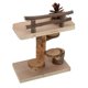 thumbnail image 3 of Plataforma de escalada para hámster, juguetes de madera, juego de actividades para hámster, ratones, animales pequeños, 3 of 5