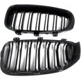 thumbnail image 6 of Applicable to Front Bumper Kidney Grille Grill Compatible For BMW F34 3-Series GT 12-18 Gloss Black Pair Grilles, 6 of 7