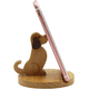 thumbnail image 4 of Soporte de Madera para celular Perrito Chocolate, 4 of 4