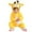 Yellow, variant on Hwmodou Boys Jumpsuits Fuzzy Flannel Childrens Loose Cute Cartoon Animal Pajamas Childrens Fuzzy Zipper Crawling Clothes Toddlers Fall Winter Party Jumpsuit,18-24M