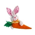 thumbnail image 1 of Binwennn Christmas Hanging Decorations Easter Cute Rabbit Hugging Carrot Pendant Easter Decorative Pendant Cute Easter Handheld Carrot Decorative Doll Pendant For Children Boys And Girls, 1 of 7