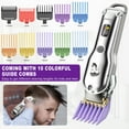 thumbnail image 2 of Hatteker Professional Hair Clipper Hair Trimmer, Cordless Clippers Men's Barbers Grooming Kit, 2 of 7