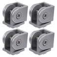 thumbnail image 1 of 4pcs Zinc Alloy Flexible Pivot Joint Connector for Aluminum Extrusion Profile, 1 of 7