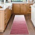 thumbnail image 2 of Hasoo Pink Transitional Runner Rug, Non Slip Stain Resistant Runner Rugs for Hallway Entryway Laundry Bathroom Kitchen, 2' x 6', 2 of 5