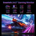 thumbnail image 6 of Gawfolk 24.5 inch Gaming Monitor 180hz/165hz FHD(1080P) Computer Monitors Black, 6 of 8