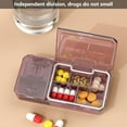 thumbnail image 4 of Pill Cutter - Medicine Storage Compartment Box 3 in 1 Tablet Cutter Splitter Divider Outdoor Pill Crusher, 4 of 8