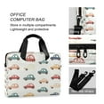 thumbnail image 4 of Laptop Bag Laptop Briefcase 15.7 x 3 x 11.8 Inches Laptop Bag Briefcases Laptop Storage Travel Laptop Bag Work Laptop Bag Color Cartoon Car Seamless, 4 of 8