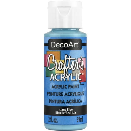 UPC: 0766218037398 | DecoArt Crafter s Acrylic Paint  2 oz.  Island Blue