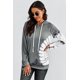 thumbnail image 3 of ABPHQTO Sudadera con capucha gris con bolsillo delantero extragrande para mujer, 3 of 5