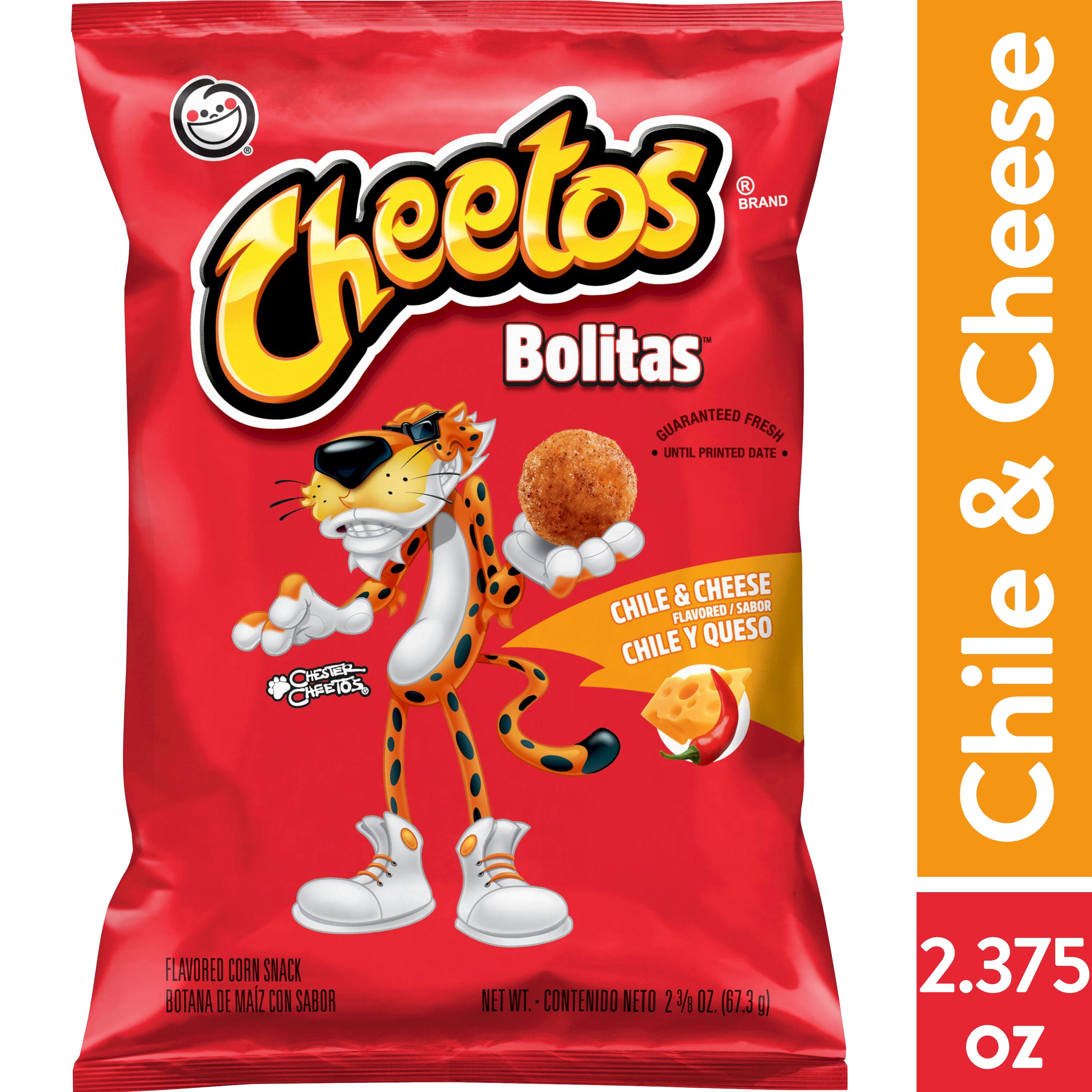 Cheetos Bolitas, Chile & Cheese, 2.375 oz Bag