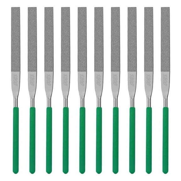 10-Piece Diamond File Set, Precision Needle File Set, Diamond Coated Files for Filing Metal, Ceramic, Stone, Jewelry C1 set x diamond file