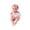 F, variant on LuoshdecorMini Silicone Baby, Reborn Realistic Dolls Toy Soft Silicone Full Body Girl,Poseable Gift for Kids