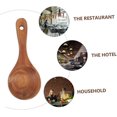thumbnail image 2 of Wood Rice Spoon Paddle 18x8cm NonStick Wooden Kitchen Utensil for Serving and Mixing Sturdy Home Use Tool, 2 of 5