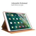 thumbnail image 3 of Mignova iPad 9.7 Inch Case, Lightweight Slim Fit PU Leather Folio Flip Smart Stand Wallet Case Multi-Angle Viewing Folio Cover for iPad 9.7 5th/6th Gen 2017 2018 A1822 A1823 A1893 A1954 (Brown), 3 of 7