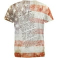 thumbnail image 2 of 4th of July American National Anthem Flag and Lyrics All Over Mens T Shirt Multi LG, 2 of 2