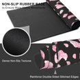 thumbnail image 3 of Mouse Pad, Large Rose Pink Leopard Printings Desk Mat, Extended Non-Slip Gaming Keyboard Mousepad Desk Pad, Thick Stitched Edges Waterproof Mouse Mat 31.5"x15.7" (Glittery Leopard Prints), 3 of 6