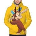 thumbnail image 6 of Curious George 12 Hoodie Fashion Hip Hop Women/Men Hoodie Sweatshirt With Pocket, 6 of 8