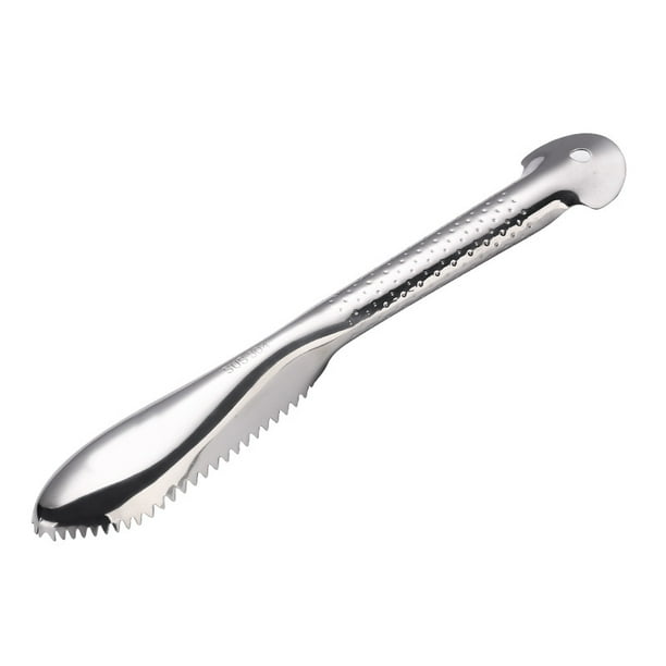 nipocaio Fish Scale Scraper, 304 Stainless Steel Fish Scaler, Remove