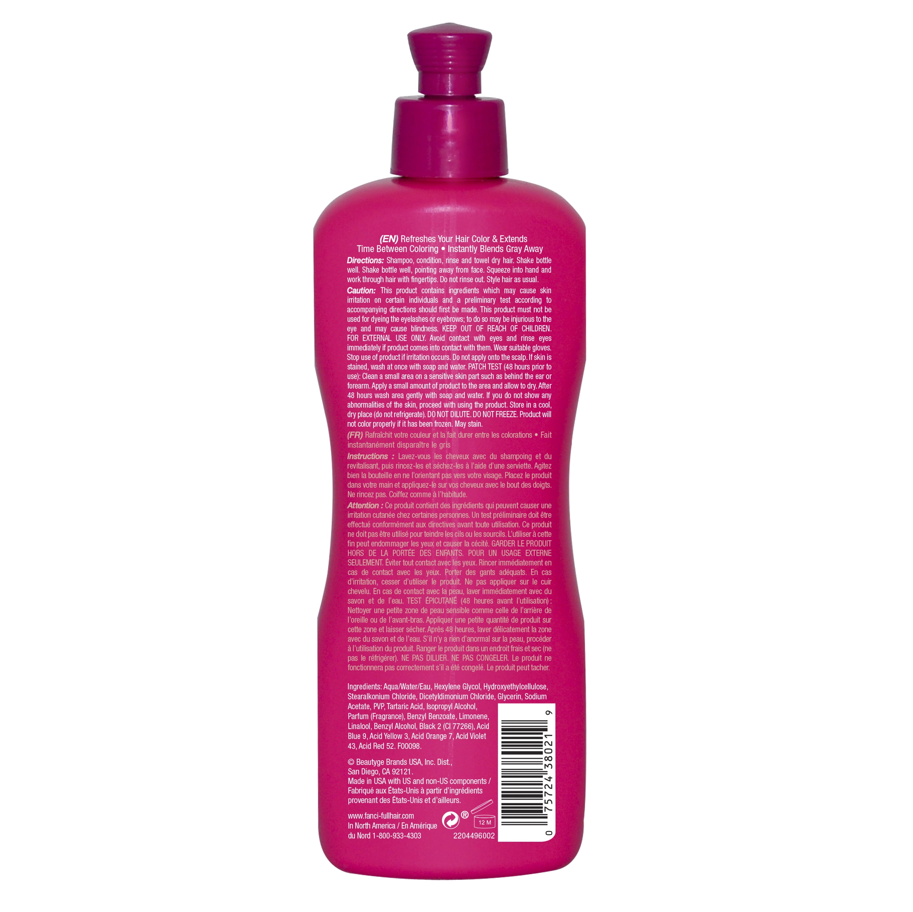 Fancifull 21 Plush Brown Temporary Hair Color, 9 Fl Oz
