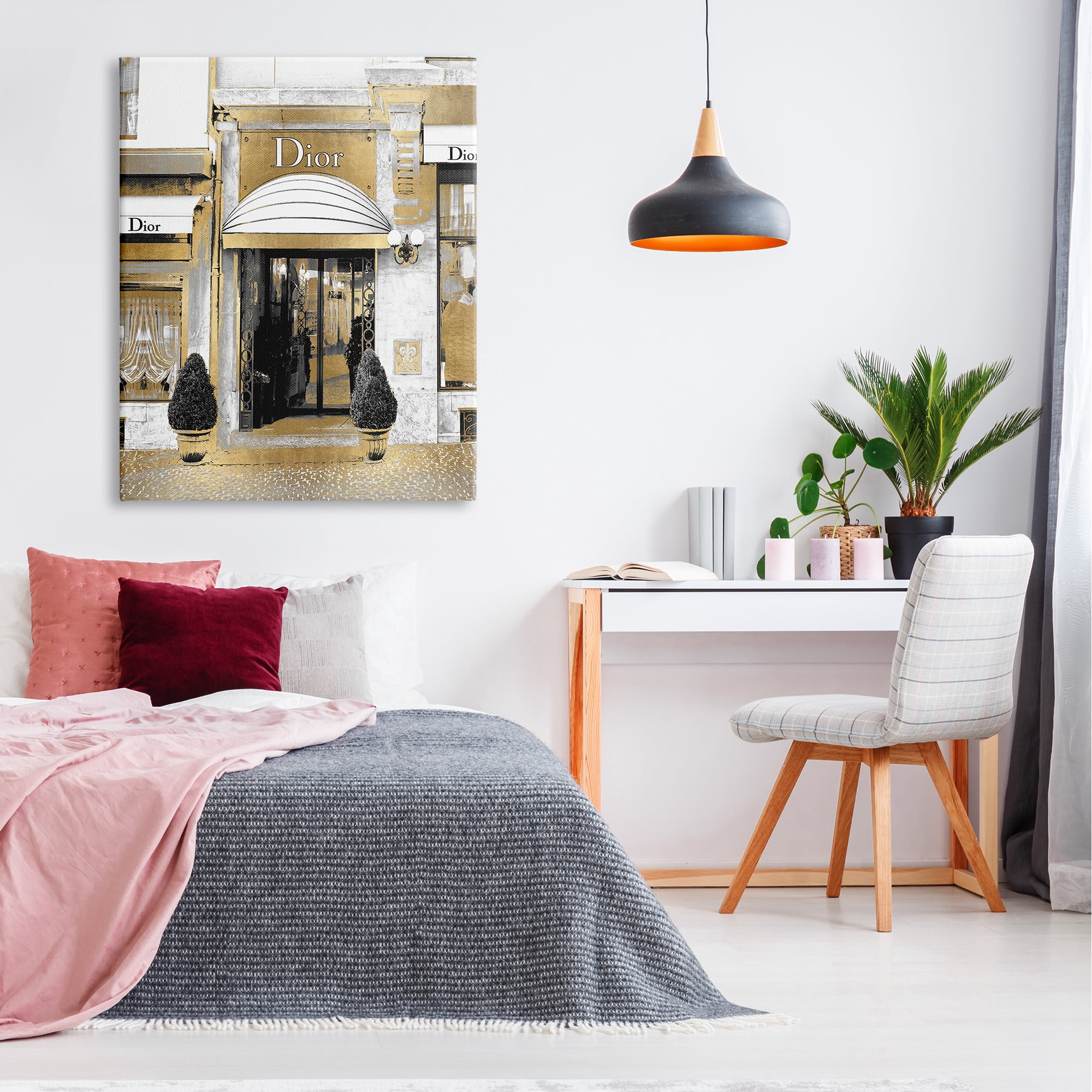 Stupell Glam Fashion Designer Clothing Storefront Urban City Canvas Wall Art, 36 x 48, Design by Madeline Blake