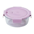 thumbnail image 2 of Glass Bento Box | Microwave-Safe Heated Lunch Container | Thermal Shock Resistant | Food Storage Organizer | Durable Glass | Dishwasher Safe | Meal Prep | Office Work | Portable Design | Freshness, 2 of 6
