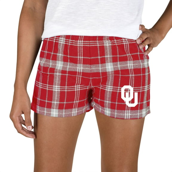 Women's Concepts Sport Crimson/Gray Oklahoma Sooners Ultimate Flannel Shorts