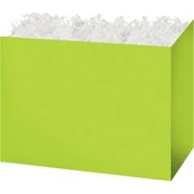 Lime Green Gift Basket Boxes, 6 3/4 x 4 x 5, Packof 6
